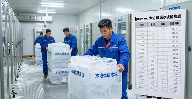 广州降温冰块多少钱一吨？本地制冰厂报价来了